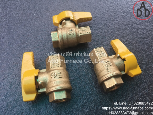 Gas Valve วาล์วแก๊ส Rub 1/4inch (8)